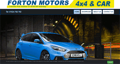 Desktop Screenshot of fortonmotors.co.uk